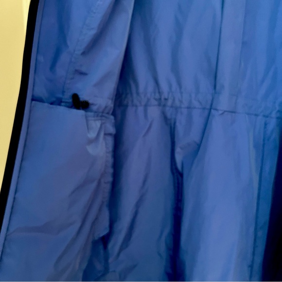 Fila Sport Jacket Windbreaker Rain With Hood Blue Size M - Picture 10 of 13